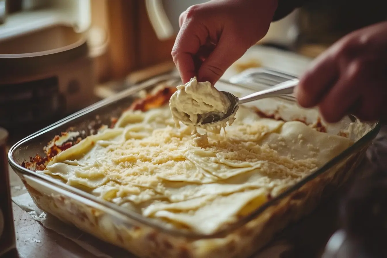 What is the correct order to layer lasagna