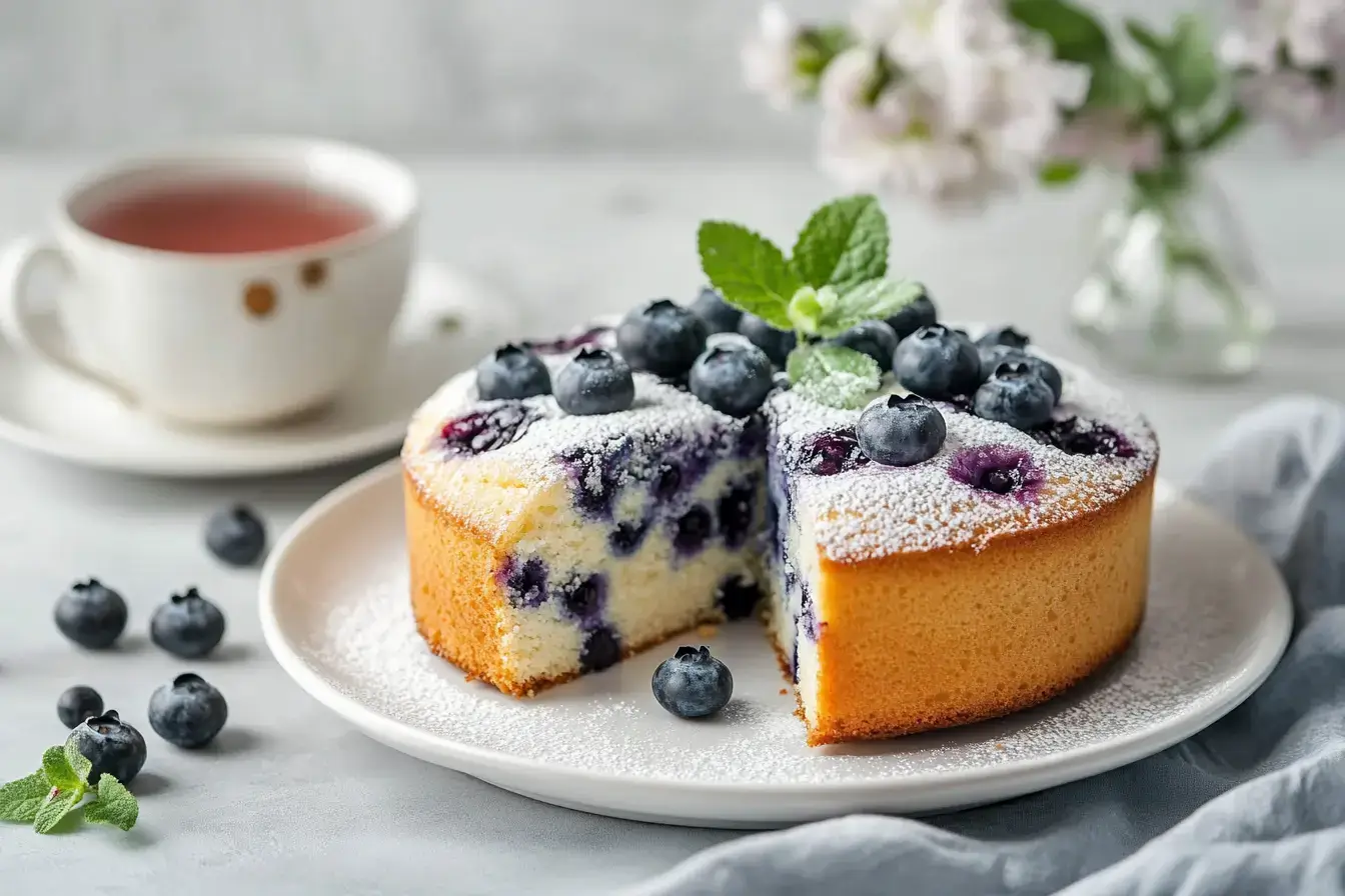 100 calorie blueberry ricotta cake recipe